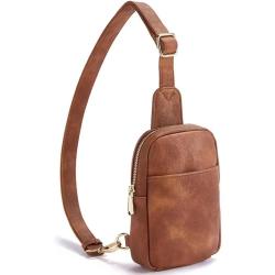 KBW687 Hot Selling Chest Bag Ladies PU Leather New Texture Diagonal Cross Shoulder Bag Simple Fashion Women Cell Phone Bag