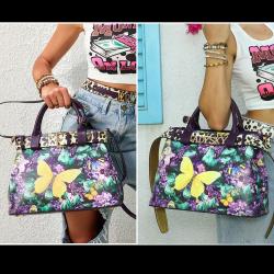 ladysky fashion ladies handbag quality Personalized custom Letter women bag large capacity shoulder bag ladi tote bag with belt