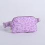 Keymay No MOQ High Quality Print Leopard Cherecked Pattern Sports Running Nylon Fanny Pack Waist Pack Everywhere Belt Bag