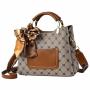 Luxury PU Leather Crossbody Handbag for Women High Quality New Design Fashionable Style Portable Button Closure Customizable