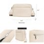 Newest Fashion Cute Pu Leather Travel Crossbody Zipper Pouch Mini Hand Bag With Shoulder Strap
