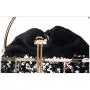 HR615 Women's Dinner Bag Fashion Metal Hollow Sequin Bucket Evening Clutch Bag Luxury One Shoulder Crossbody Party Handbag