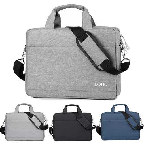 Men's Briefcase Printing logo Waterproof Bag Computer Bag Laptop 2023 New Business High Capacity Laptop Case
