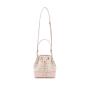 Elegant Ladies Pu Leather Handbags Factory Straw String Women Designer Bucket Bags Elegant Women Shoulder Bag Cross Body Bag