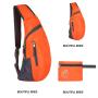 Wholesale Outdoor Cycling Foldable Crossbody Shoulder Daypack Portable Folding Custom Logo Sports Chest Bags
