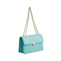 2022 Gold Chain Metal Shoulder Handbags Pu Plain Designer Sling Lady Bags Women Purses Shoulder Bags