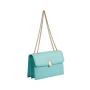2022 Gold Chain Metal Shoulder Handbags Pu Plain Designer Sling Lady Bags Women Purses Shoulder Bags