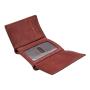 Genuine Leather Front Pocket Trifold Wallet RFID Wallets for Men Slim