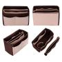 KBW052 2023 New Felt Bag High Quality Felt Cosmetic Storage Package Foldable Convenient Felt Cosmetic Bag with Key Chain