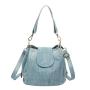 ZWY215 Daily Fashion Denim Ladies Bucket Bag Wholesale Hot Sale Shoulder Bag Simple Casual Work Travel Shopping Crossbody Bag