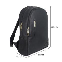Waterproof Zipper Front Pockets Smell Proof Backpack Pu Leather With Carbon Lining  Bag Prefect Shape