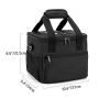 Insulated Drink Caddy Holder Take Out Beverages Carrier Tote Bag Outdoors Reusable 4 Cups Drink Carrier Bag
