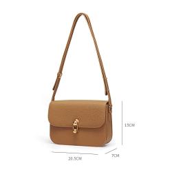 Custom Logo Luxury Women Litchi Material  High Quality Purses Handbags Ladies Shoulder Bag For Women