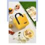 Fashion Portable Multi-color Oxford Fabric EVA Food Zipper Storage Lunch Bag Thermal Travel Picnic Cooler Bag