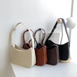 2024 Custom Logo Vintage Women's Handbag Bag Fashion Designer Shoulder Hand Bag Custom Design Material Canvas PU Leather Handbag
