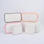 Eco Friendly Large Capacity Toiletry Bag Travel Custom Cotton Makeup Bag Women Canvas Organizer Cosmetic Bag With Zipper