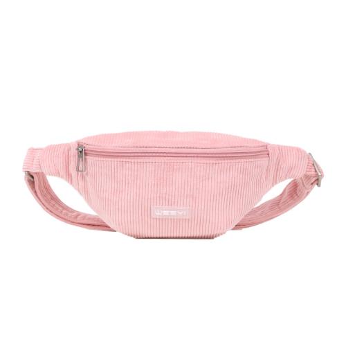 CHANGRONG Custom pink corduroy fanny pack crossbody bags for women