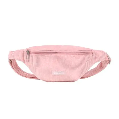 CHANGRONG Custom pink corduroy fanny pack crossbody bags for women