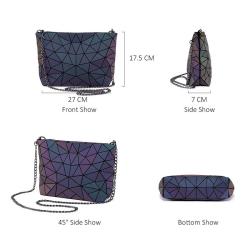 Lovevook Realer hot selling good quality square crossbody bag waist bag reflection bag