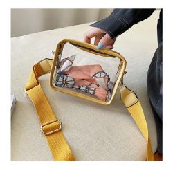 Fashion Entire Transparent PVC bag Customeization Mini Clear Women Crossbody Bag