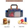Leakproof Insulated Lunch Bag Women Kids Cooler Lunch Tote Box Container for Work Outdoor