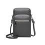 2024 New Solid Color Zipper Men's Crossbody Bag