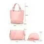 2024 Wholesale 3 Pieces Hand Bag Set For Fashion Women Handbag With Rivets Design