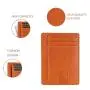 Personalized Custom Unisex Slim Leather Card Holder Wholesale Women And Men ID Window Rfid Blocking Card Holder Wallets