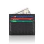 Classics Weave Leather Card Holder RFID Slim Plaited Woven Leather Credit Card Holder Wallet