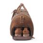 XL309 Genuine Leather Durable Duffle Bag Casual Large Capacity Travel Bag Lightweight Anti Water Handbag Customized Logo