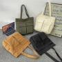ZR112 Vintage Canvas Large-capacity Portable Shoulder Bag for Men and Women's Travel Bag Work Clothes Wind Tote Bag