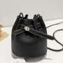 Guangzhou Source 2024 New Simple Bucket broadband Locking Buckle Small Bag Korean Version Leisure Solid Color One Shoulder Bag