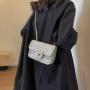 Famous Brand Designer Tweed Classic Flap Small Woman Crossbody Bag Ladies Chain Handbags New Fashion Women'S Shoulder Bags
