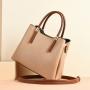 Designer Custom Logo Carteras Bolsas de Mujer Tote Bag Solid Pu Leather Lady Bags Women Crossbody Ladies Handbag For Women