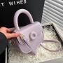 2024 new cute macaroon colorful square bag Ms. simple design sense of the crossbody bag new shoulder women's bag
