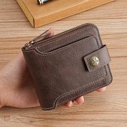 ZX060 Men's Wallet Leather Money Clip Business Wallet Card Holder Money Clip Coin Purse Multi-card Soft Coin Wallet For Men