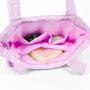 CHANGRONG Custom waterproof Nylon Pink puffer tote bag for women