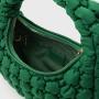 2024 New Women's Winter Down Handbag Puffer Half Moon Bag with Quilted Fashion Crossbody Bags