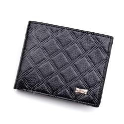 OME827 Customize Design Slim Coin Purse New ID Credit Card Holder Short PU Leather Thin Wallet For Men Tri-fold Coin Purse