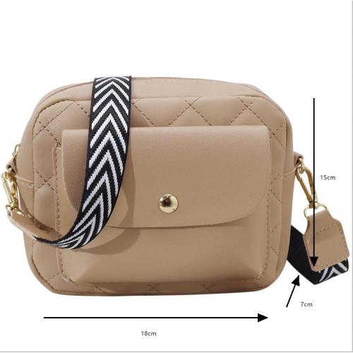 New Multi Color Rhombus Small Square Bag Women High Quality One Shoulder Messenger Bag