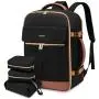 LOVEVOOK TSA Carry On Flight Approved Luggage Backpack 40L Waterproof Weekender Bag with 3 Cubes Travel Backpack for Women Men