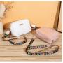 Heart-shaped embroidery women bags pu leather small crossbody messenger bags women 2024 factory wholesale women's shoulder bag