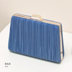 New Arrival ladies party wrinkle clutch bag purses polyester fabric women's dress clutch bag evening bags dinner clutch handbags