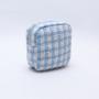 New Arrival Wholesale Small Square Box Cosmetic Portable Travel Pink Cute Eco Friendly Terry Small Cosmetic Bag