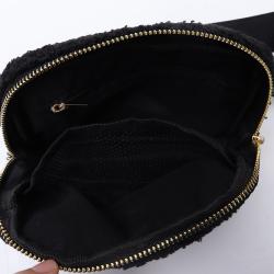 China Fashion bagged womans casual sling bags for women workout fanny pack fleece belt sherpa waist bag