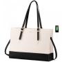LOVEVOOK 15.6 Inch Waterproof PU Leather notebook Bags large ladies Business Office Work laptop tote Bag for women handbags