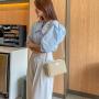 New design bag women 2024 new ladies woven shoulder crossbody mobile phone bag fashion straw beach bag
