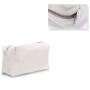 Gelory Professional China Supplier Promotional Canvas Portable Travel Makeup Bag With Golden Zipper