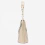 2024 Warehouse Hot Selling Women Basket Tote Round Handbag Large Capacity Vintage Shoulder Bag For Ladies