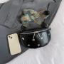 HR608 New Fashion Women Chest Bag Personalized Wide Shoulder Strap Crossbody Bag Cool Versatile Hardware Decoration Waist Bag